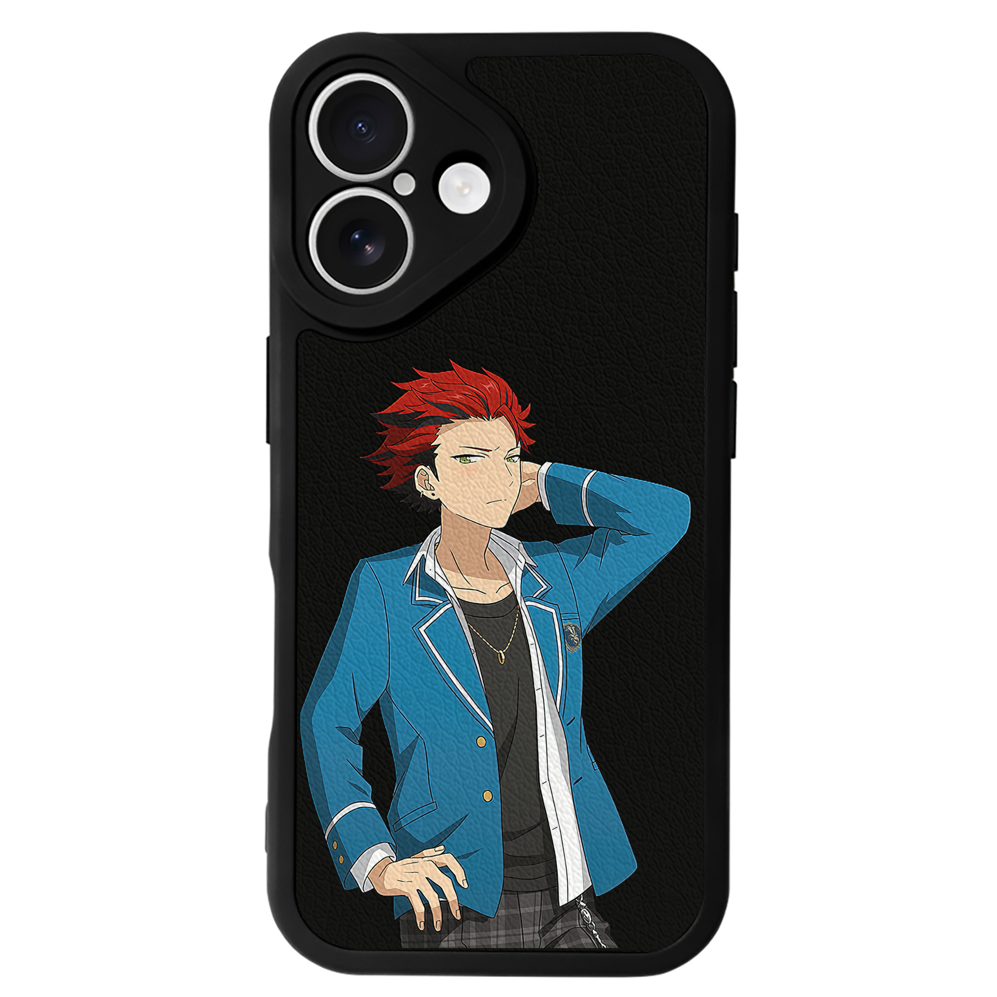（画像用） あんさんぶるスターズ! Ensemble Stars 【iPhone 16シリーズ対応】シリコンスマホケース（レザー調） 材質：シリコン